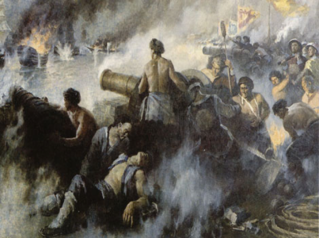 Batalla en el puerto de Takú, Tianjin.